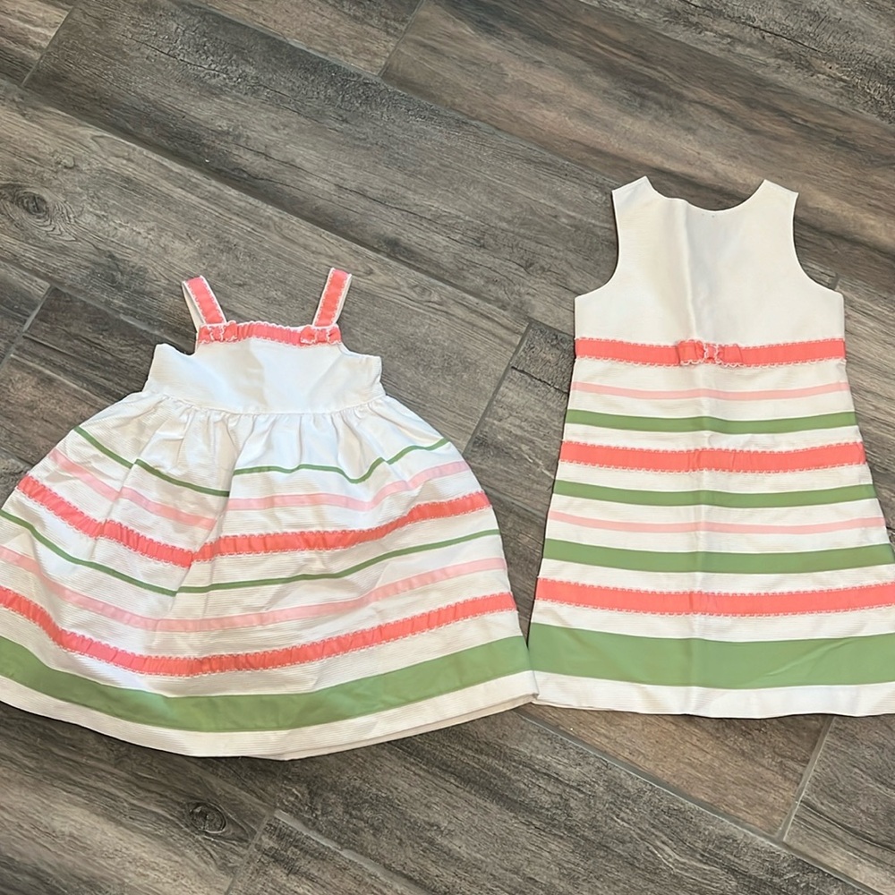 Matching Gymboree Easter dresses size 5 and size 3T